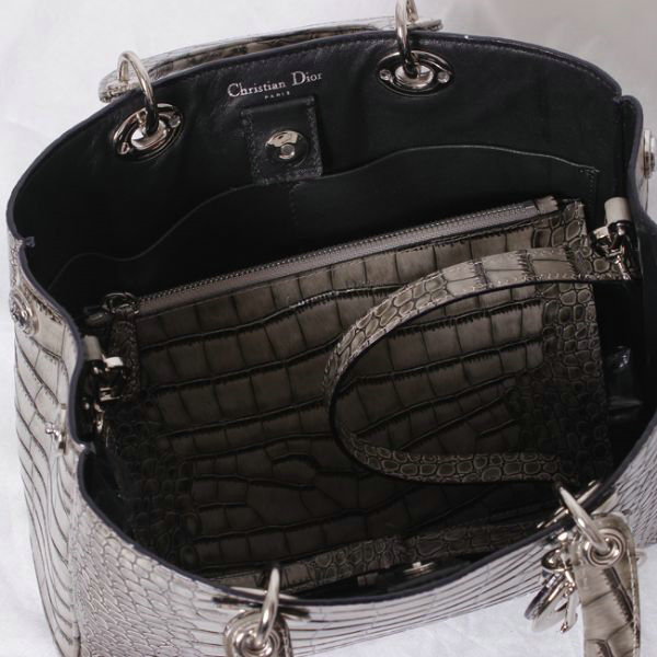 small Christian Dior diorissimo original bag 44374 grey